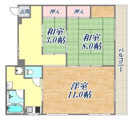 日東マンションの物件間取画像